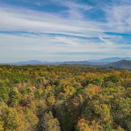 View! Cozy, Private, Fireplace, Hot Tub Log Cabin, Honeymoon! Sevierville Exteriér fotografie