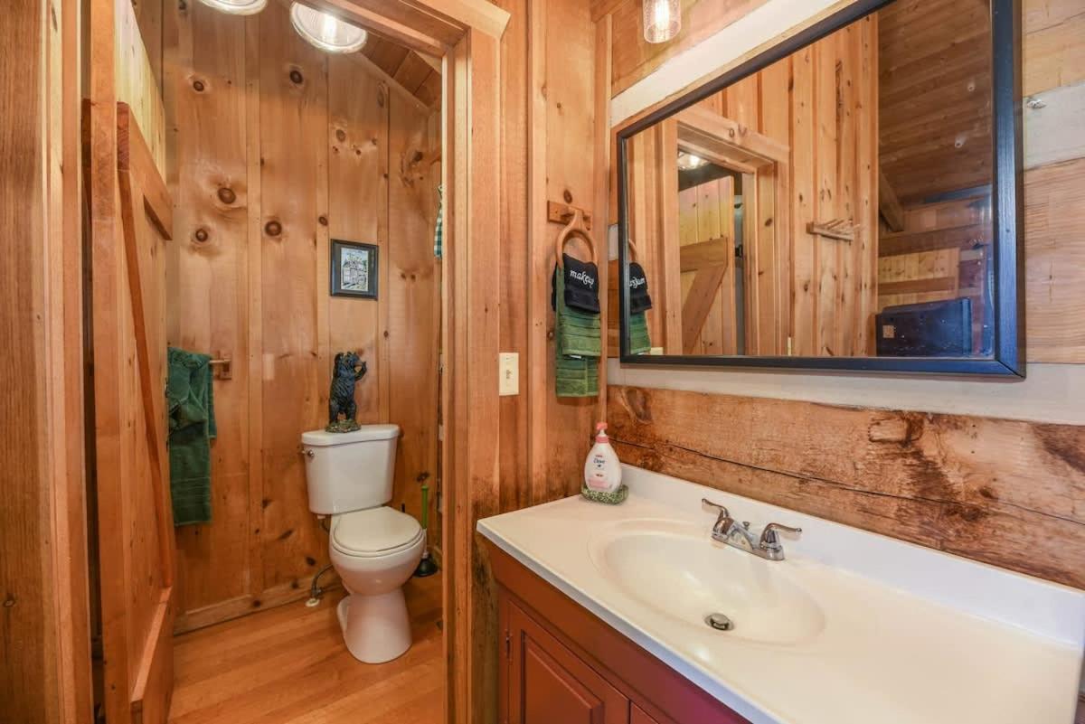 View! Cozy, Private, Fireplace, Hot Tub Log Cabin, Honeymoon! Sevierville Exteriér fotografie